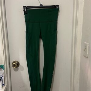 Green High-Waisted Leggings